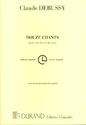 12 Chants pour voix leves et piano (fr/en)