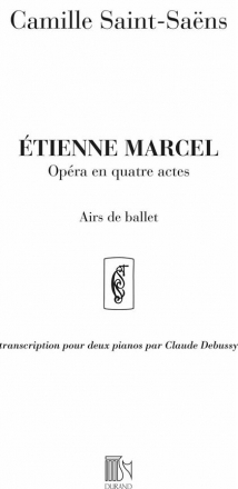 Saint-Saens  Etienne Marcel Air De Ballet 2 Pianos 2 Pianos