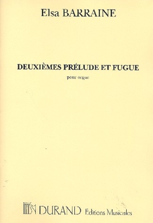 Prlude et fugue no.2 pour orgue