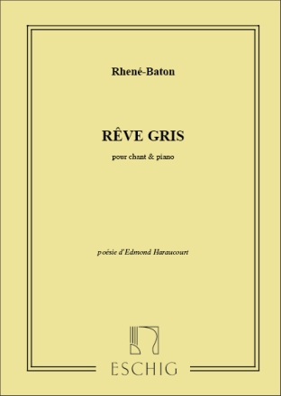 Reve Gris Cht Vocal and Piano