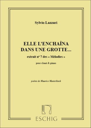 Lazzari  Elle S'Entraine Chant-Piano Vocal and Piano