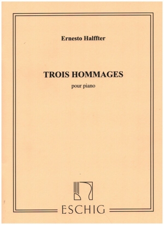 3 Hommages for piano