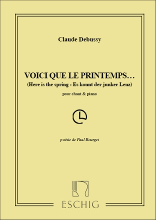 Voici Que Le Printemps... pour voix et piano