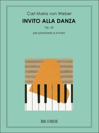 C.M. Weber Invito Alla Danza Op. 65 piano 4 hands