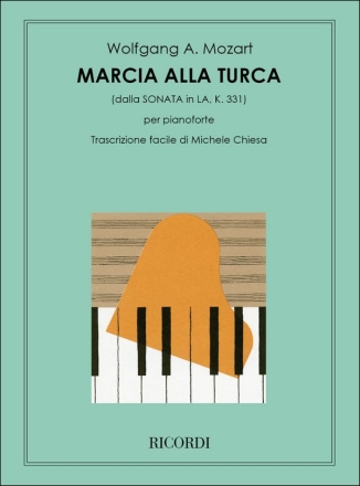 W.A. Mozart Marcia Alla Turca PIANOFORTE
