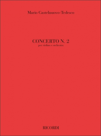 Concerto no.2 per violino e orchestra partitura