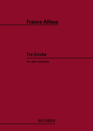 F. Alfano Messaggio vocal and piano