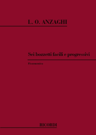 L.O. Anzaghi 6 Bozzetti Facili E Progressivi fisarmonica