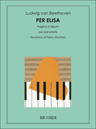 Per Elisa (F�r Elise) per pianoforte