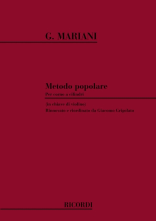 G. Mariani Metodo Popolare CORNO