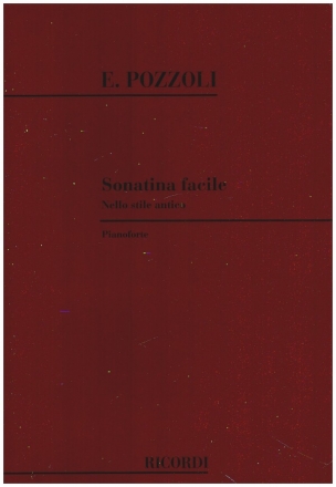 Sonatina facile - Nello stile antico per pianoforte