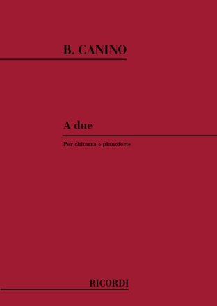 B. Canino A Due guitar and piano