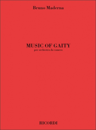 B. Maderna Music Of Gaity Partitura