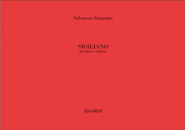 S. Sciarrino Siciliano Flauto O Piu' Flauti E Piano O Cemb