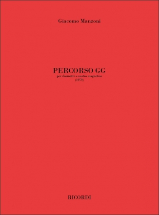 G. Manzoni Percorso Gg Clarinet