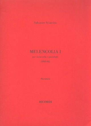 Melencolia no.1 for cello and piano