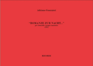 A. Guarnieri Romanze Zur Nacht.... Chamber music