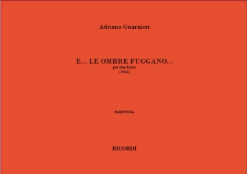A. Guarnieri E... Le Ombre Fuggano... 2 or Flutes