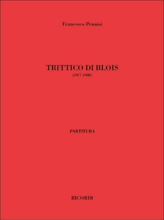 F. Pennisi Trittico Di Blois Voice and various instruments