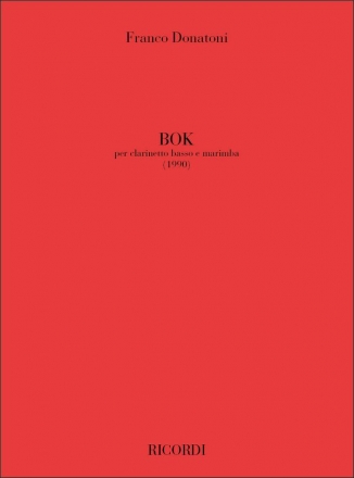 F. Donatoni Bok Clarinetto E Strumenti Diversi