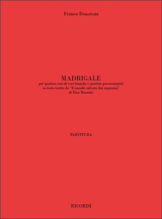 F. Donatoni Madrigale Classical