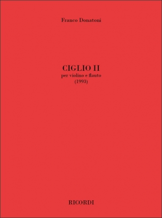 F. Donatoni Ciglio II Violin and Various Instruments