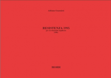 A. Guarnieri Resistenza 1995 Voice only