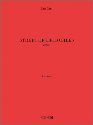 L. Lim Street Of Crocodiles Partitura