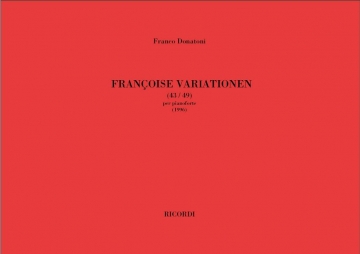 F. Donatoni Francoise Variationen (43-49) Piano
