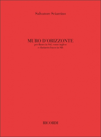 S. Sciarrino Muro D'Orizzonte Trio