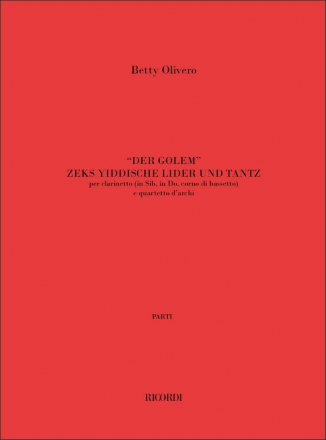 B. Olivero Der Golem Zeks Yiddishe Lider Un Tanz Quintet