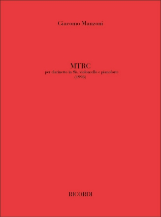 G. Manzoni Mtrc Trio