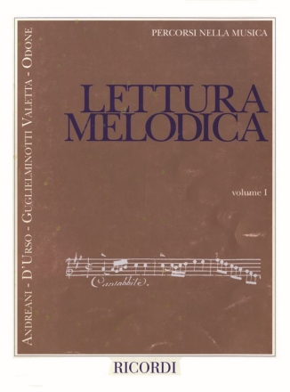 AA.VV. Lettura Melodica - Vol. 1 Opere Teoriche