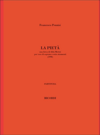 F. Pennisi La Pieta' Voce/I and Orchestra