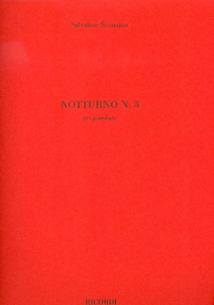 Notturno no.3 (1998) per pianoforte