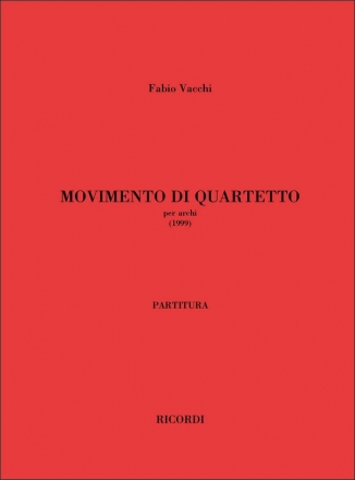 F. Vacchi Movimento Di Quartetto Classical