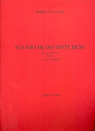 Studio di disabitudine per pianoforte