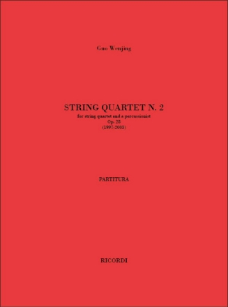W. Guo String Quartet N. 2 Quartetti