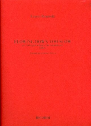 Flowing down too slow per orchestra d'archi partitura
