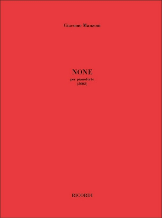 G. Manzoni None Piano