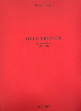 Opus Triplex per pianoforte
