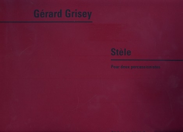 Stele for 2 bass drums score