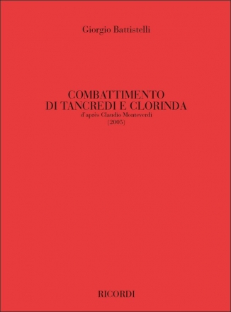 G. Battistelli Il Combattimento Di Tancredi E Clorinda Classical
