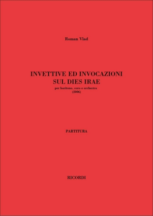 R. Vlad Invettive Ed Invocazioni Sul Dies Irae Voce/I and Orchestra