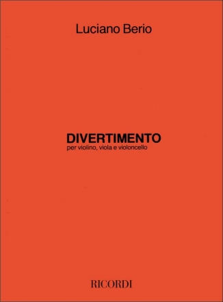 L. Berio Divertimento Trio