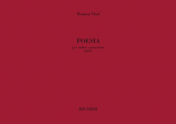 R. Vlad Poesia Violin and Piano