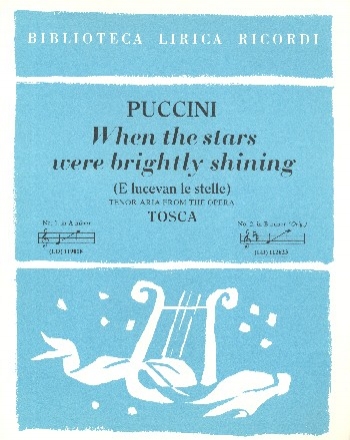 E lucevan le stelle for high voice and piano score (en/it)