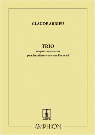 Arrieu  Trio De Flutes Complet Chamber music