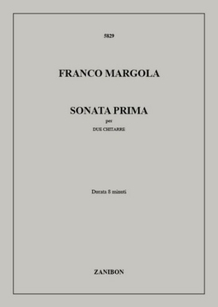 F. Margola Sonata Prima 2 guitars