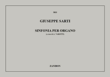 G. Sarti Sinfonia Per Organo Harmony